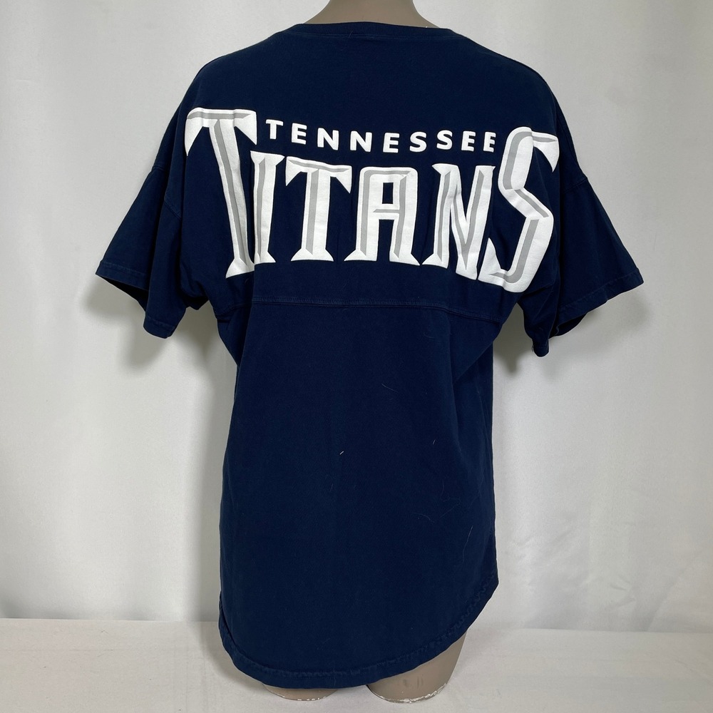 Tennessee Titans NFL Pro Line Fanatics Navy Spirit Jersey Shirt Women's SMALL